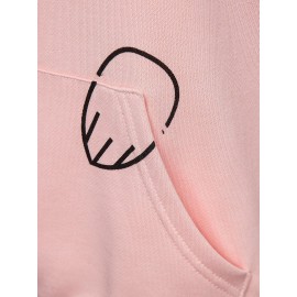 Women's Cat Ear Hoodie Cute Friends Long Sleeve Kangaroo Pouch Hooded Sweatshirts