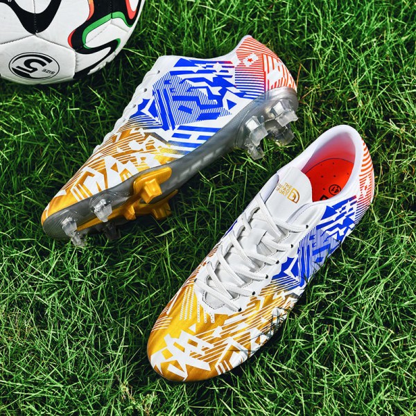 Custom Professional Outdoor Football Boots School FG Soccer Cleats training Athletic Sneakers stock wholesale football shoes 