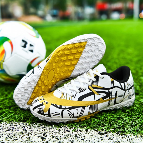 Design Custom Football Boots Kids girl boys Men Women Boys Soccer Shoes Cleats Training Sport Sneakers football shoes 