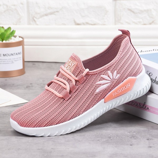 Women Lightweight Comfy Breathable Mesh Slip On Flat Sneakers 