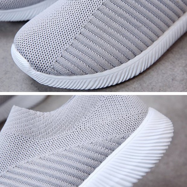 Large Size Women Mesh Outdoor Slip On Sneakers 