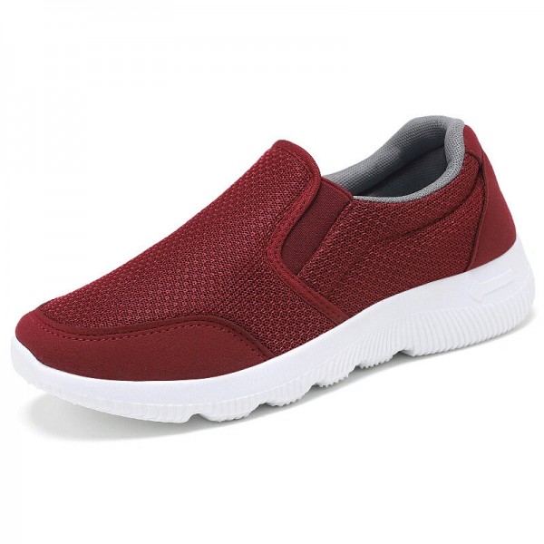 Women Large Size Mesh Breathable Casual Soft Walking Shoes 